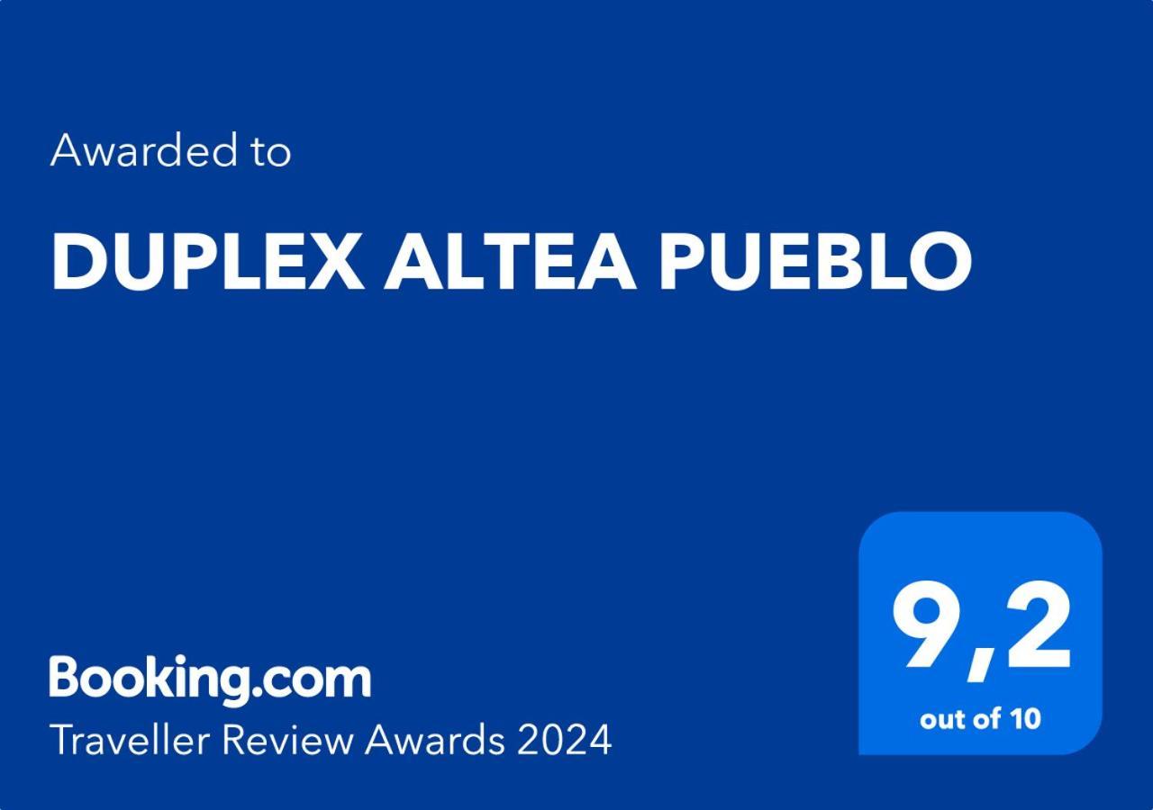 Duplex Altea Pueblo Leilighet Eksteriør bilde